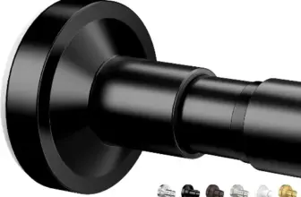 Bonpally Adjustable Tension Curtain Rod 32-75 Inches for $10.19