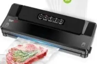 Bonsenkitchen 4-Mode Compact Food Vacuum Sealer Machine with 5 Bags for $19.94