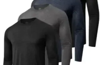 4-Pack Boojo Long Sleeve Moisture Wicking Shirts for $16