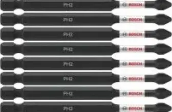 Bosch Impact Tough Phillips #2 Screwdriving Power Bits 3-1/2″ (10-Pack) for $8.19