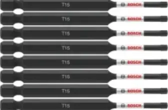 Bosch ITT1535B 3.5″ Screwdriving Power Bits (10-Pack) for $8.59