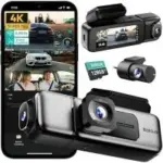 Botslab 4K WiFi GPS Dash Cam with Front & Rear Cameras for $131.99