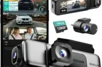 Botslab 4K WiFi GPS Dash Cam with Front & Rear Cameras for $131.99