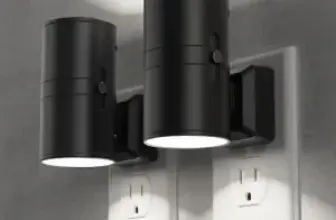 Briignite Dimmable LED Wall Plug Night Lights 2-Pack for $5.62