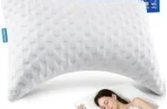 Btasleeep 30″x20″ Ergonomic Shredded Memory Foam Pillow for $28.42