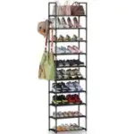 Bug Hull 10-Tier Metal Shoes Rack for $13.49