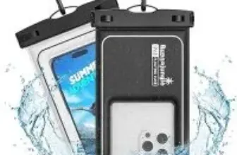 Bungajungle IP68 Waterproof Pouch for 4″-7″ Phones (2-Pack) Now $4.49