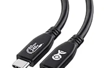 Cable Matters 80Gbps 240W USB4 Thunderbolt Cable – 4.9ft for $15.99