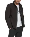Calvin Klein Men’s Sherpa Lined Classic Soft Shell Jacket for $35
