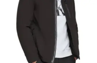 Calvin Klein Men’s Sherpa Lined Classic Soft Shell Jacket for $35