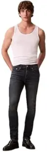 Calvin Klein Men’s Skinny Fit Stretch Jeans for $17.99