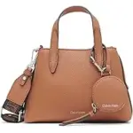 Calvin Klein Women’s Triple Compartment Mini Satchel Crossbody for $48.04