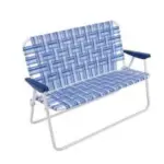 Camp & Go Blue Web Love Seat for $40 – Save 59%