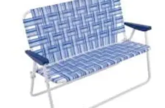 Camp & Go Blue Web Love Seat for $40 – Save 59%