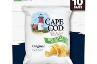 Cape Cod Less Fat Original Potato Chips 10-Pack for $3.50