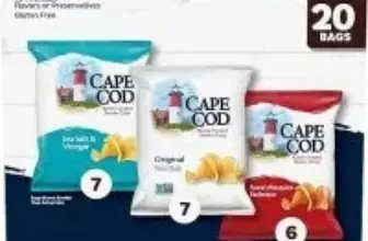 Cape Cod Variety Pack Chips (20 Count, 1oz) for $9.91