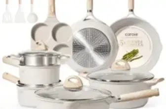 Carote 15-Piece Ceramic Cookware Set for $49.99