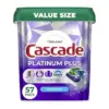 Cascade Platinum Plus Dishwasher Pods 4 x 57-Count for $61.14