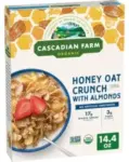 Cascadian Farm Honey Almond Crunch Organic Cereal 14.4oz for $4.13
