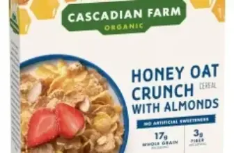 Cascadian Farm Honey Almond Crunch Organic Cereal 14.4oz for $4.13