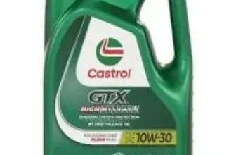 Castrol GTX High Mileage 10W-30 Synthetic Blend Motor Oil (5-Quarts) for $14.20
