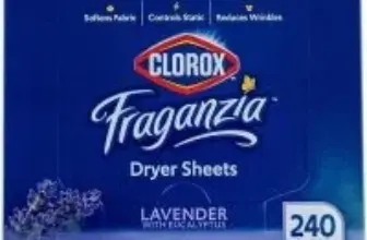 Clorox Fraganzia Lavender & Eucalyptus Dryer Sheets (240-Count) for $6.67