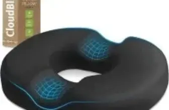 CloudBliss Memory Foam Ergonomic Donut Pillow Seat Cushion for $13.99