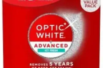 Colgate Optic White Advanced Hydrogen Peroxide Toothpaste 3-Pack for $7.01