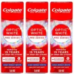 3-Pack Colgate Optic White Pro Series Toothpaste for $17