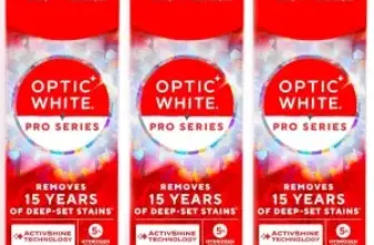 3-Pack Colgate Optic White Pro Series Toothpaste for $17