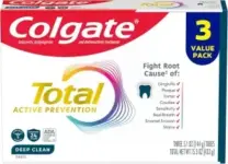 Colgate Total Active Prevention Deep Clean Toothpaste 6-Pack for $11