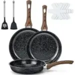 Colourcoco 9-Piece Nonstick Frying Pan Set – $24.99