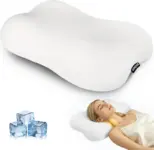 Comfypil Ergonomic Contour Memory Foam Pillow with Cooling Case for $39.99