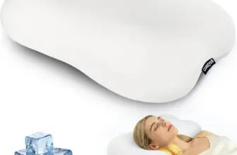 Comfypil Ergonomic Contour Memory Foam Pillow with Cooling Case for $39.99