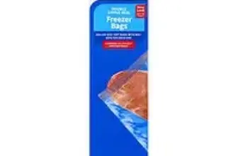 20-Count Complete Home Zipper Gallon Freezer Bags for $0.88