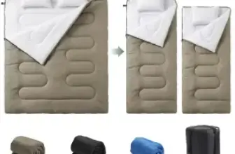 CONCETTA Lightweight Double Sleeping Bag for $32