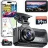 Coolcrazy 4K Dual Dash Camera with 128GB Memory Card for $79.97