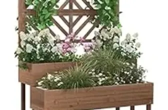 Costway 2-Tier Raised Garden Bed for $62.99