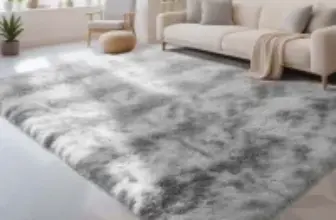 CozyDesg Light Gray 8′ x 10′ Area Rug Now Only $39.99