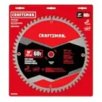 CRAFTSMAN 10-Inch 60-Tooth Carbide Miter/Table Saw Blade for $19.98