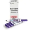 12-Count Crayola Washable Markers in Violet Purple for $5.19