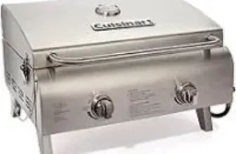 Cuisinart 20,000 BTU 2-Burner Portable Propane Grill for $146.24