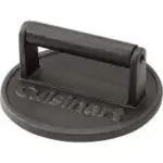 Cuisinart Cast Iron 6.5″ Smashed Burger Press Tool for $14.99