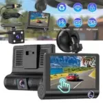 Dash Cam with Front, Rear, and Inside Recording – 1080P, Night Vision for $30.99