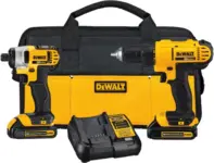 DEWALT 2-Tool 20-Volt Max Power Tool Combo Kit with Soft Case for $124 $124.00