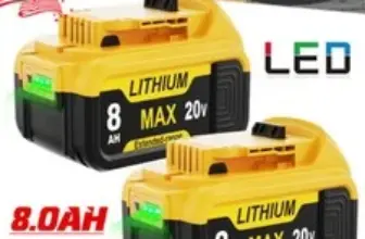 DeWalt DCB206-2 20V 8.0Ah Lithium Ion Battery 2-Pack for $31.89