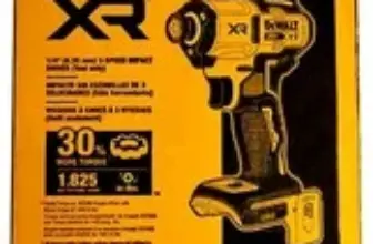 DEWALT DCF845B 20V MAX XR Cordless Impact Driver – Now $109.00