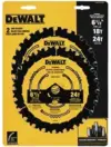 DEWALT DWA1612CMB 6-1/2″ Circular Saw Blades 2-Pack for $18