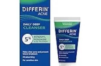 Differin Daily Deep Cleanser with 5% Benzoyl Peroxide for $5.48