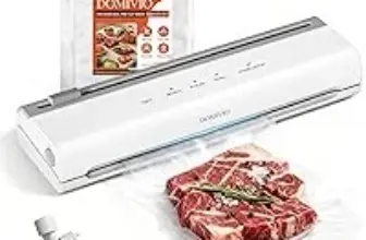 Domivio Vacuum Sealer Machine with 20 BPA-Free Bags for $11.19